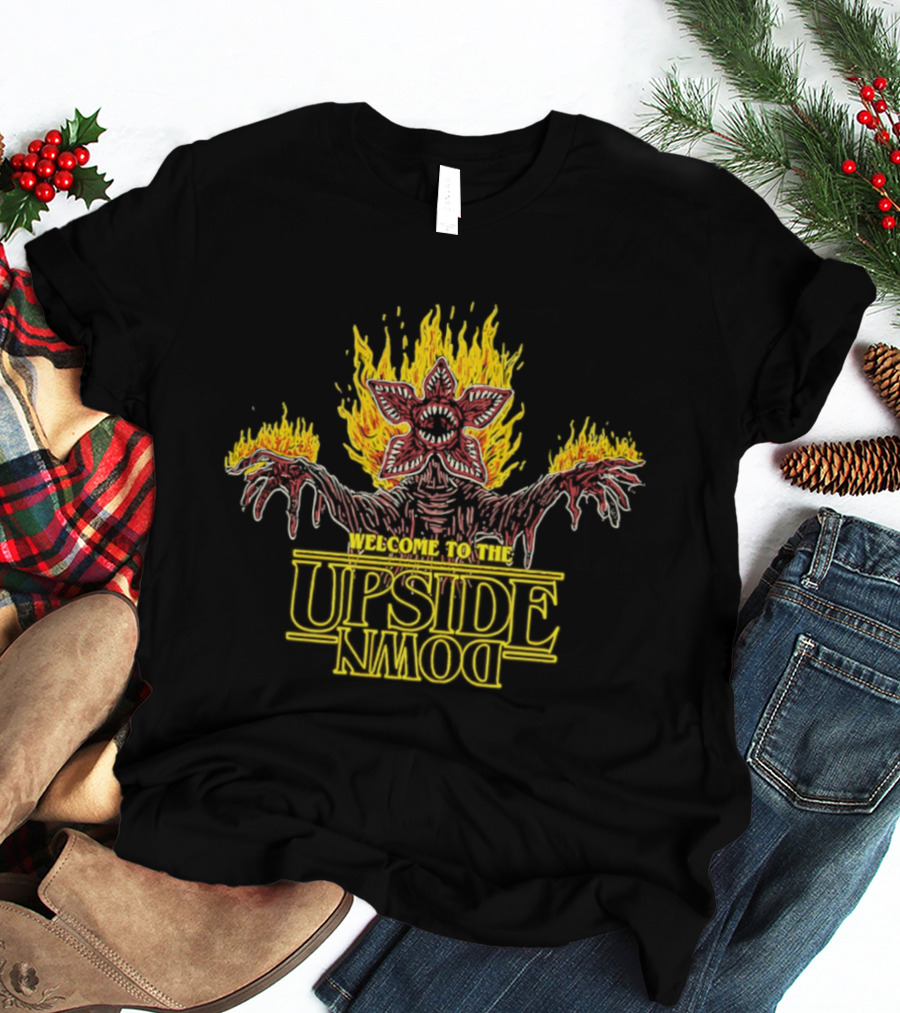 Welcome To The Upside Down Flower Monster T-Shirt