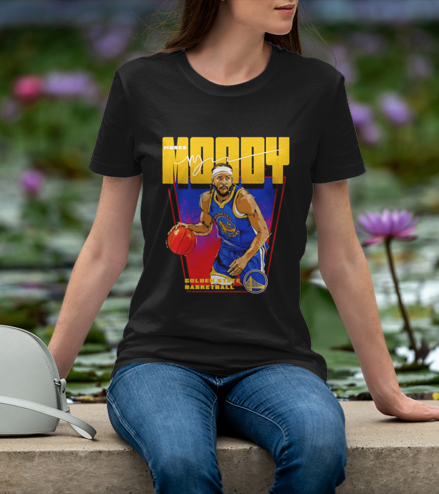 Moses Moody Golden State Warriors Basketball T-Shirt