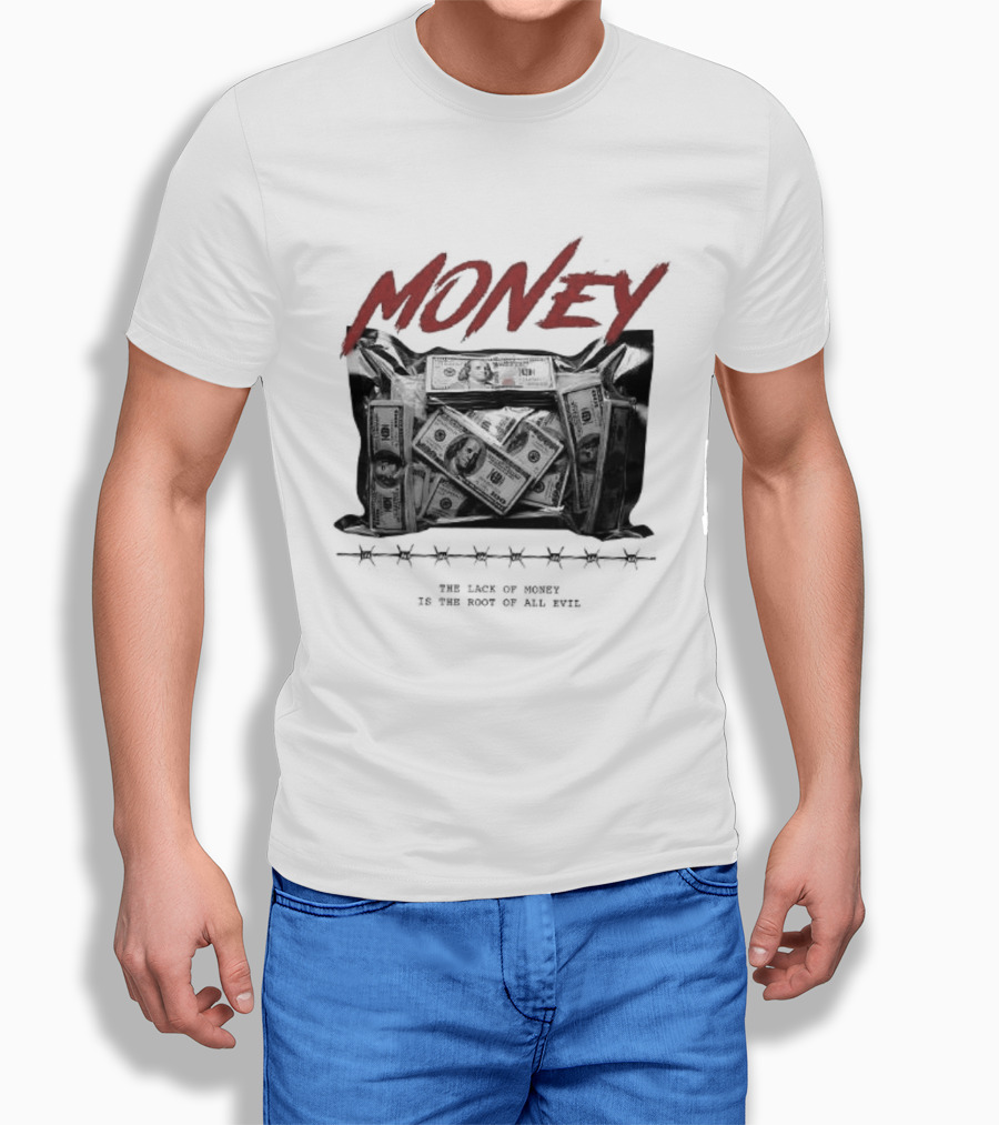 Money The Lack Of Money Is The Root Of All Evil Boombox T-Shirt
