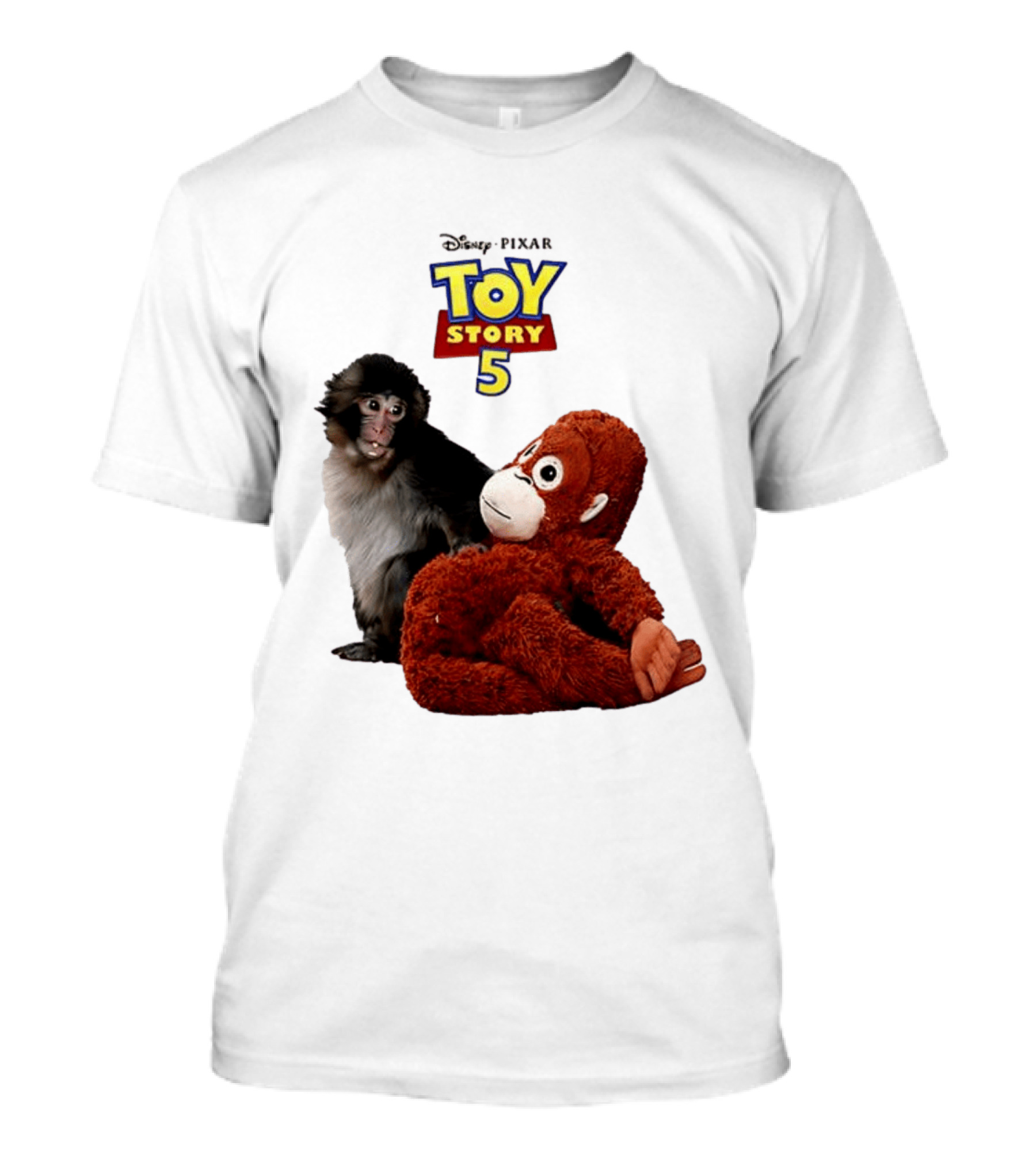 Disney Pixar Toy Story 5 Macaco Punch Stuffed Monkey T-Shirt