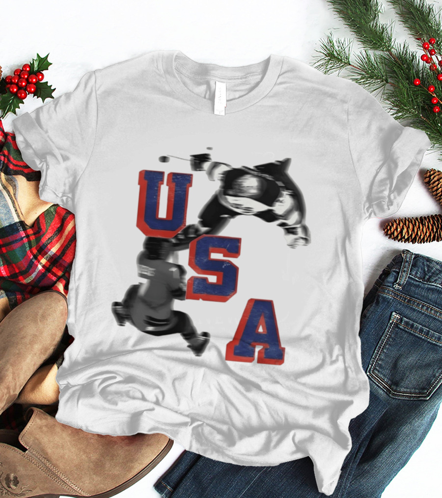 USA Hockey Gold Celebration With Secretary Of Defense Olympic 2026 T-Shirt