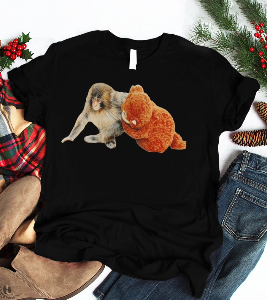 Lonely Punch Baby Monkey Duo T-Shirt