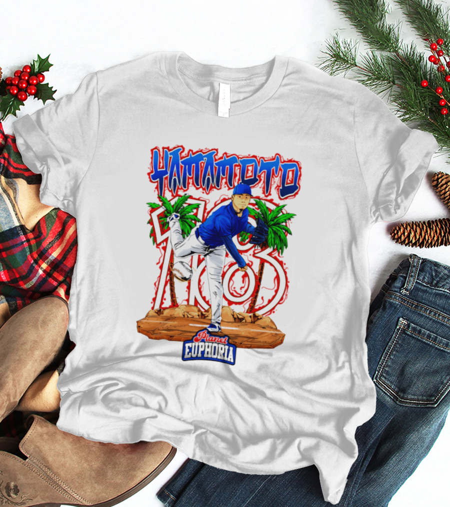 Yamamoto 103 Euphoria Hand Drawn Dodgers T-Shirt