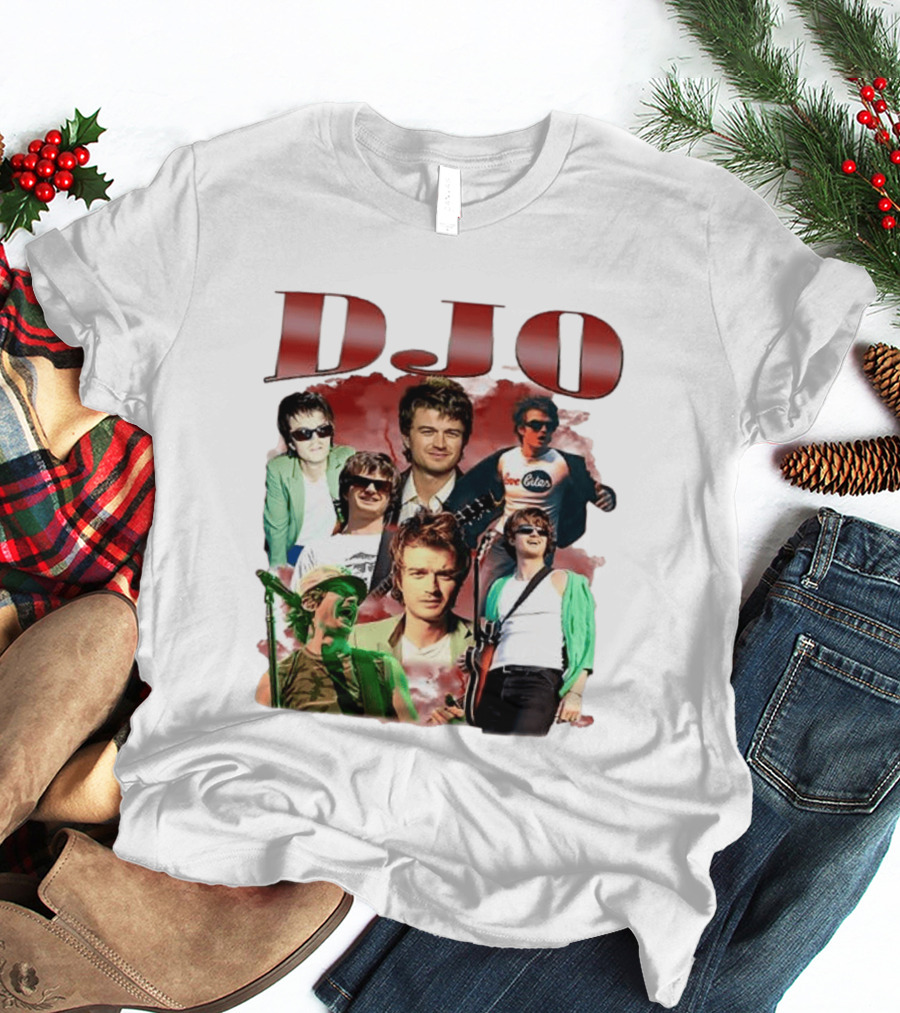 DJO Bootleg Vintage Retro Music Collage T-Shirt