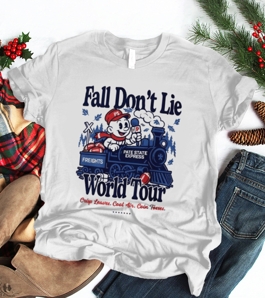 Fall Don't Lie World Tour Freight Train Cross Country Express Morning Edition T-Shirt