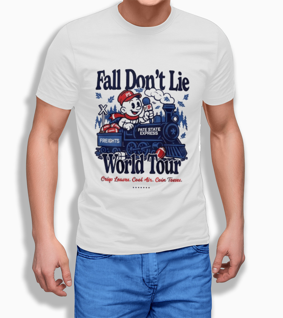 Fall Don't Lie World Tour Freight Train Cross Country Express Morning Edition T-Shirt