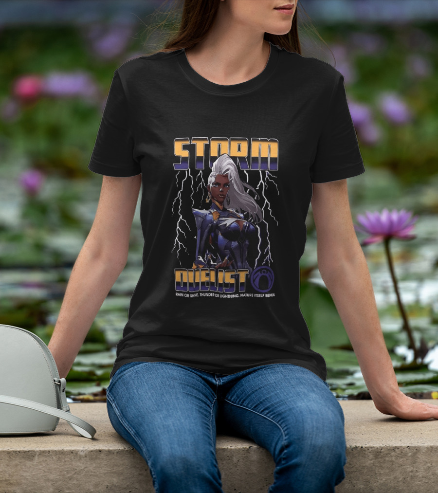Storm Duelist Rain Or Shine Thunder Or Lightning Nature Itself Bends T-Shirt