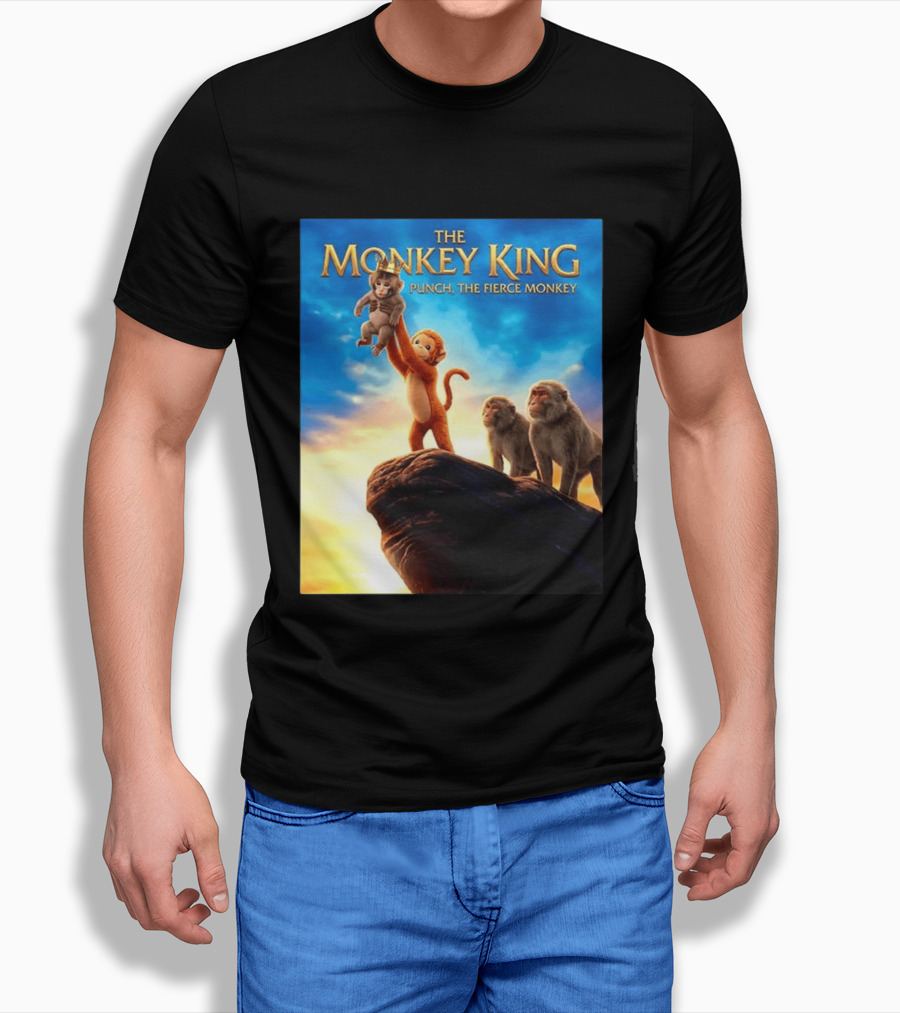 The Monkey King Punch The Fierce Monkey Epic Adventure T-Shirt
