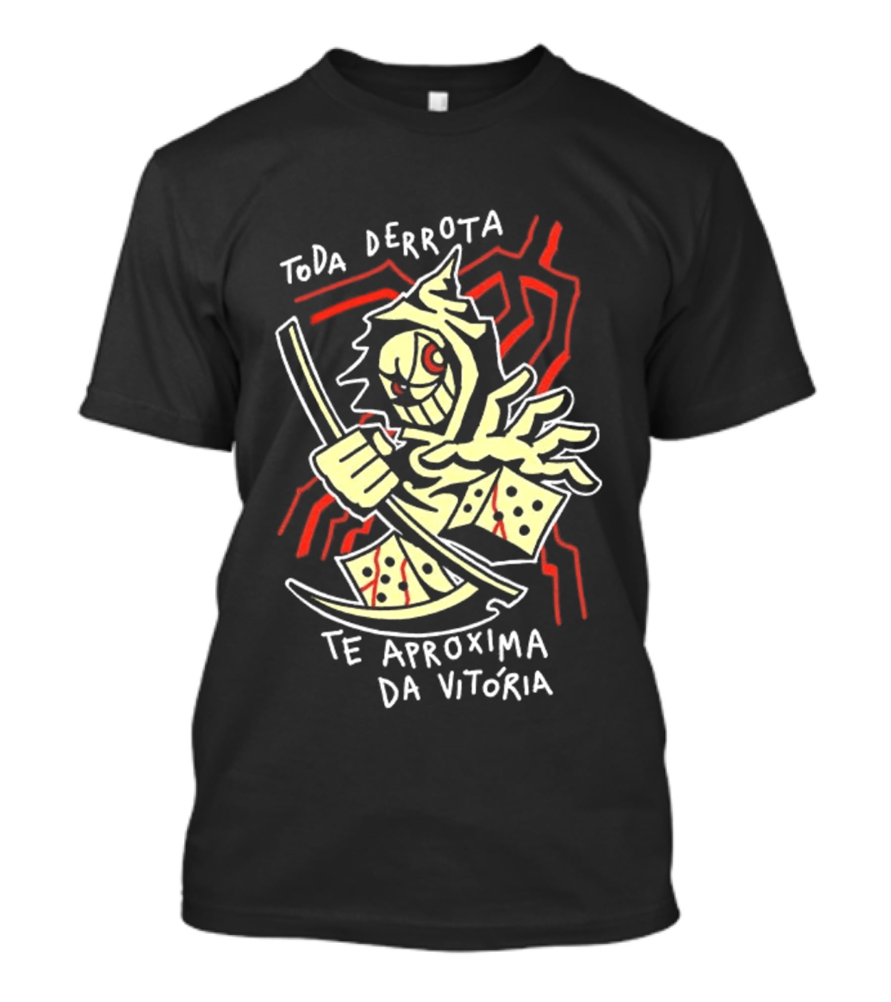 Toda Derrota Te Aproxima Da Vitória Grim Reaper T-Shirt