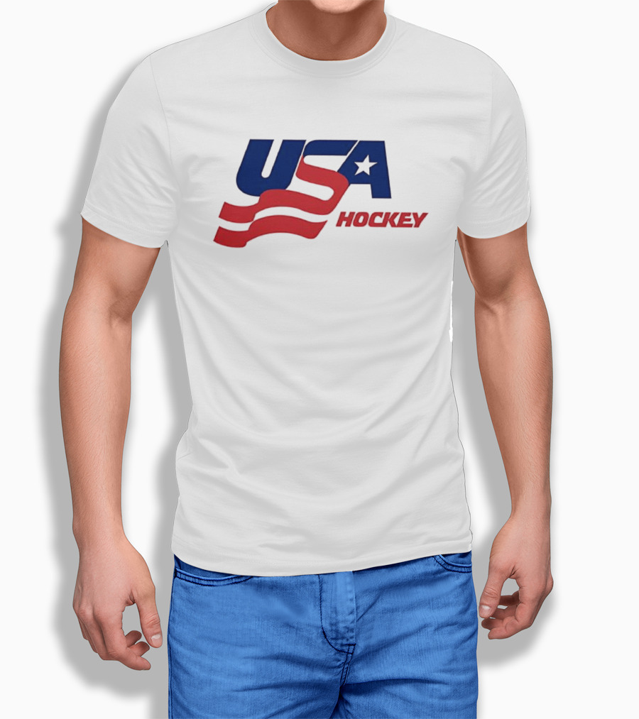 USA Hockey Flag Team Ice T-Shirt