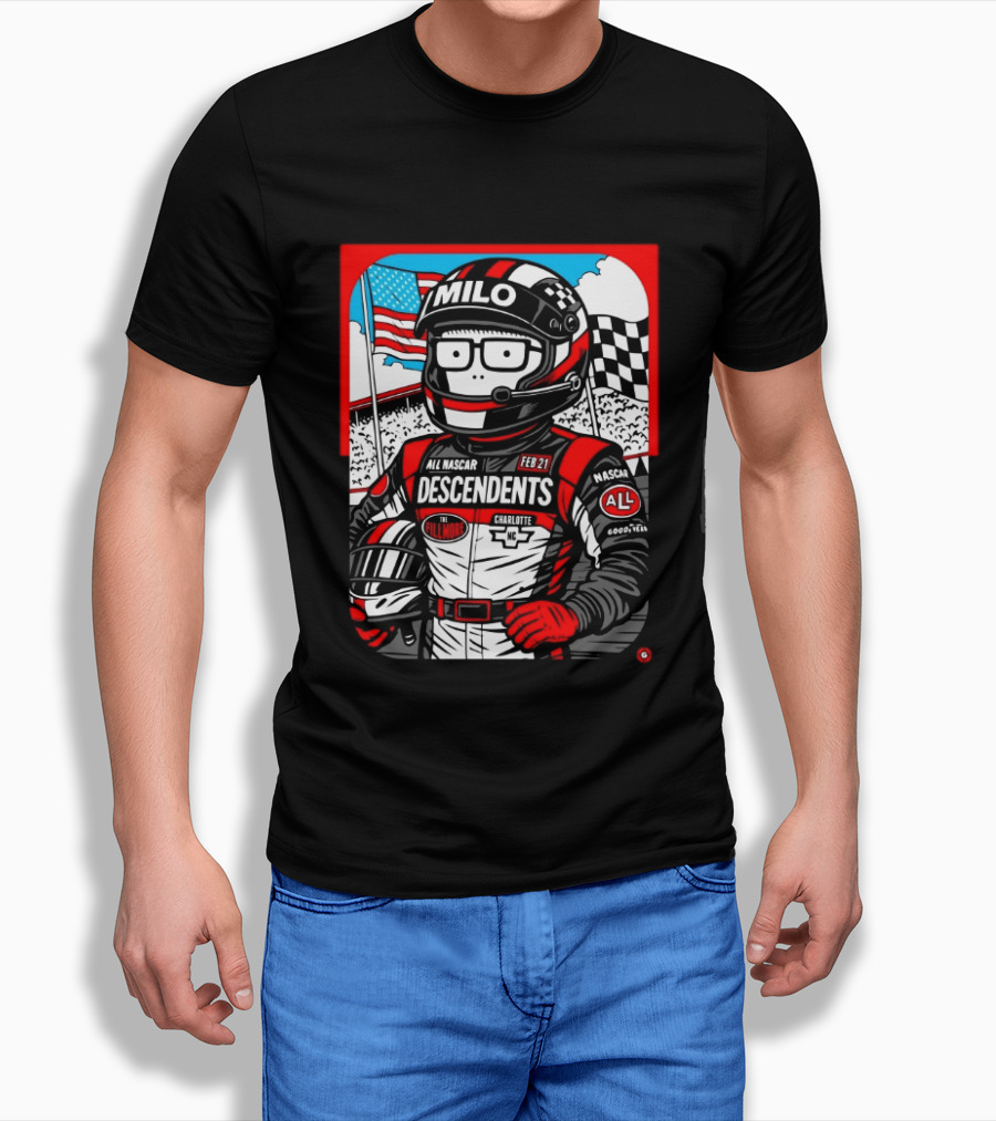 Milo Descendents Live At The Fillmore Charlotte NASCAR Feb 21 2026 Exclusive T-Shirt