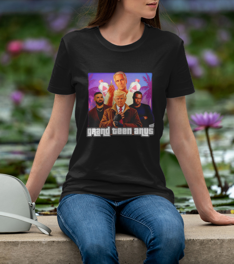 Donald Trump And Jeffrey Epstein Grand Teen Anus Political T-Shirt