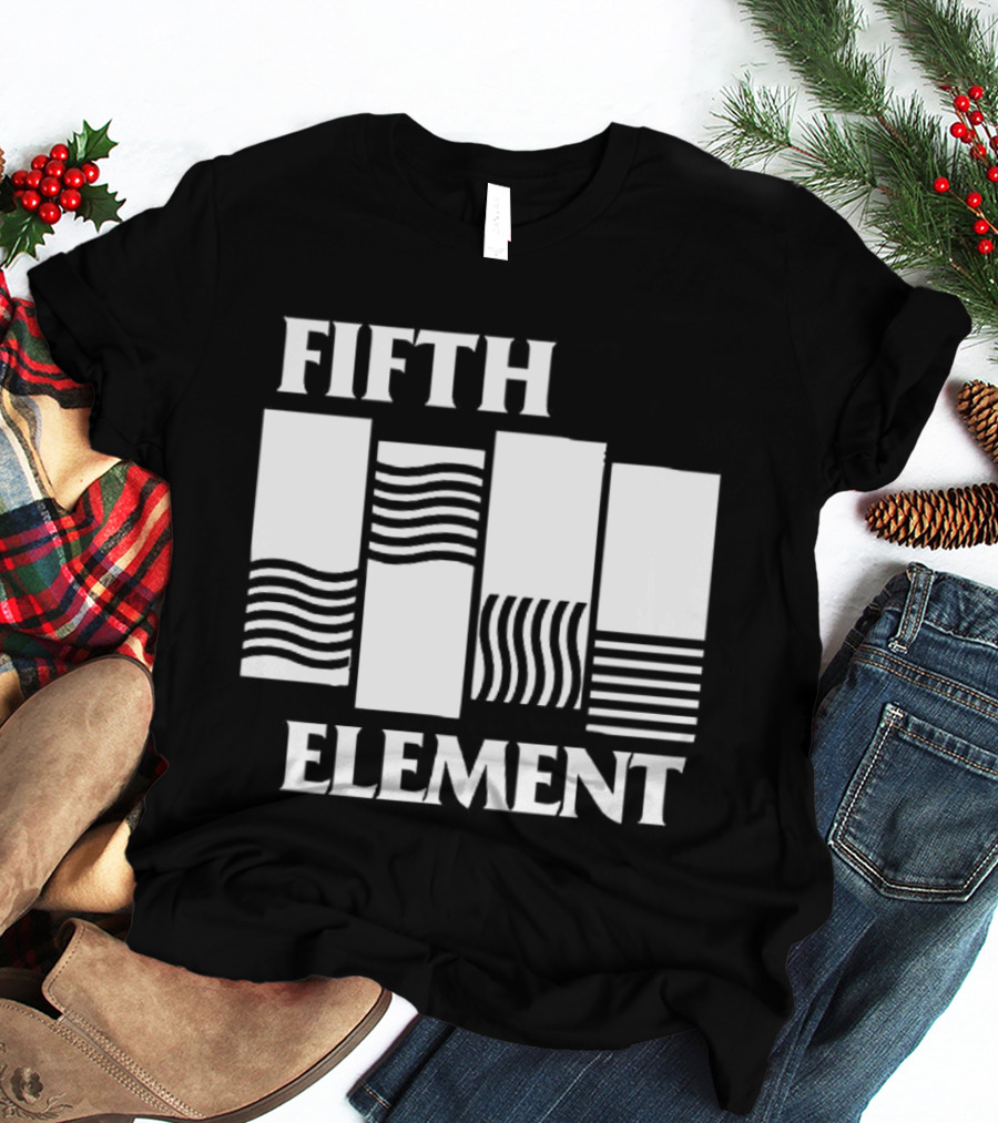 Fifth Element Wavy Flag T-Shirt