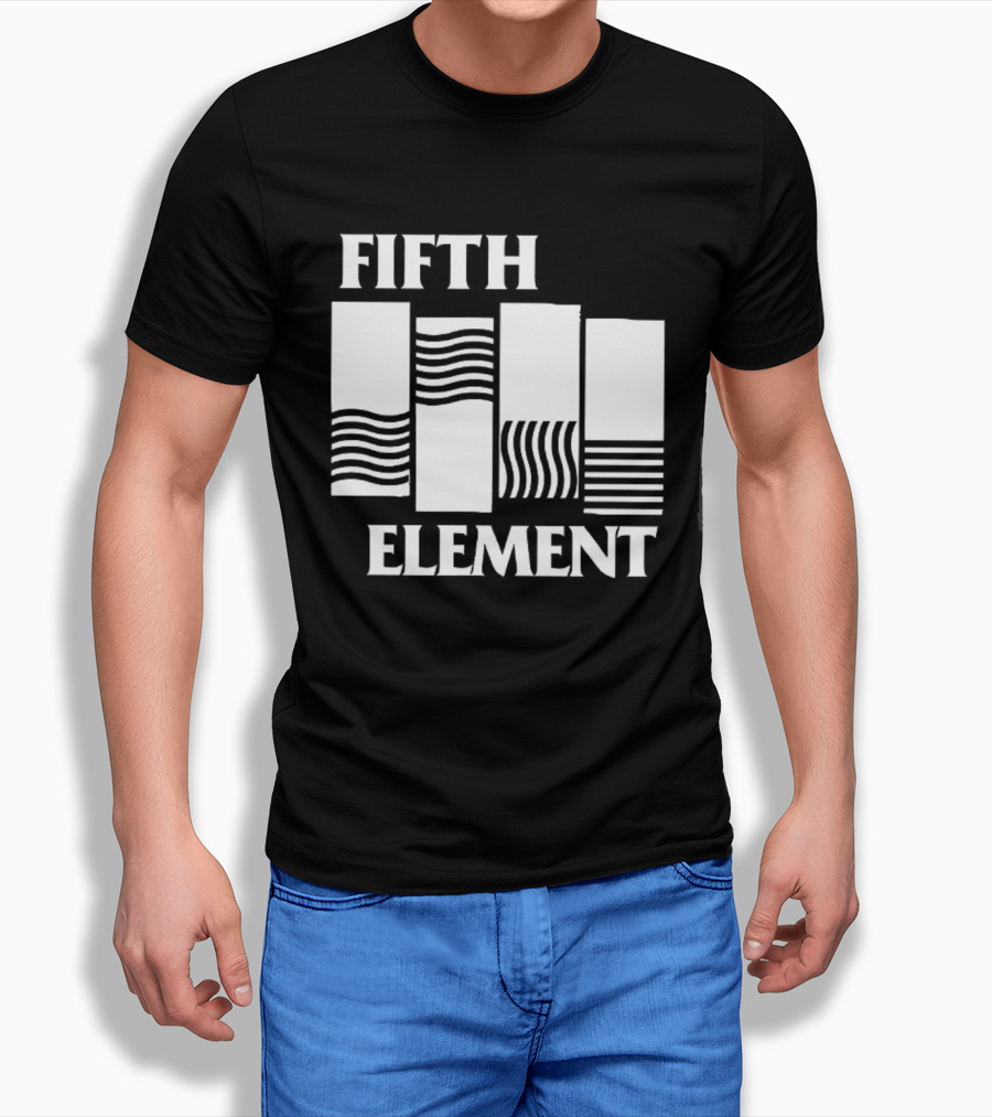 Fifth Element Wavy Flag T-Shirt
