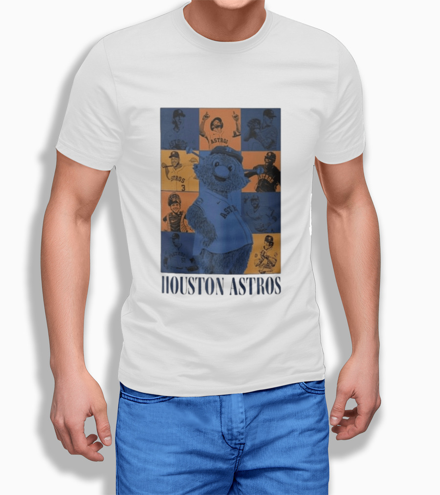 Houston Astros Mascot And Players T-Shirt