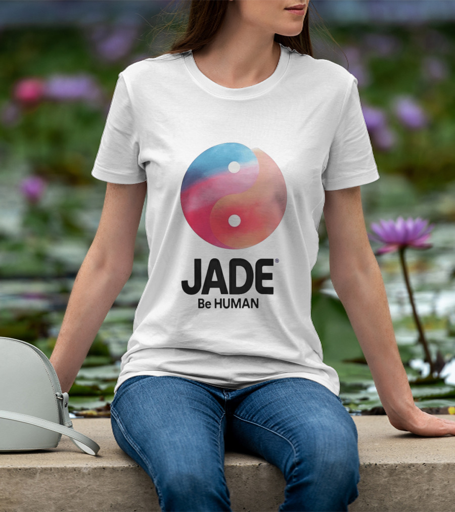 Jade Be Human Yin Yang T-Shirt