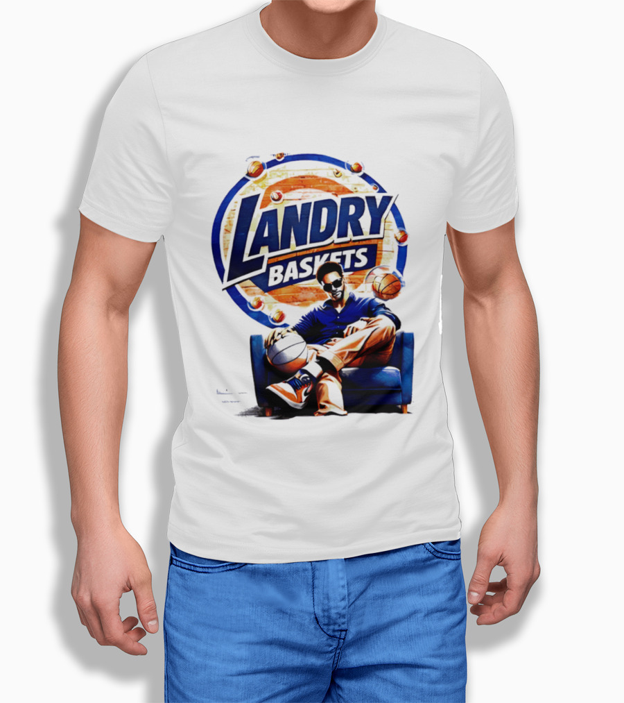 Landry Baskets Basketball Surreal Pop T-Shirt