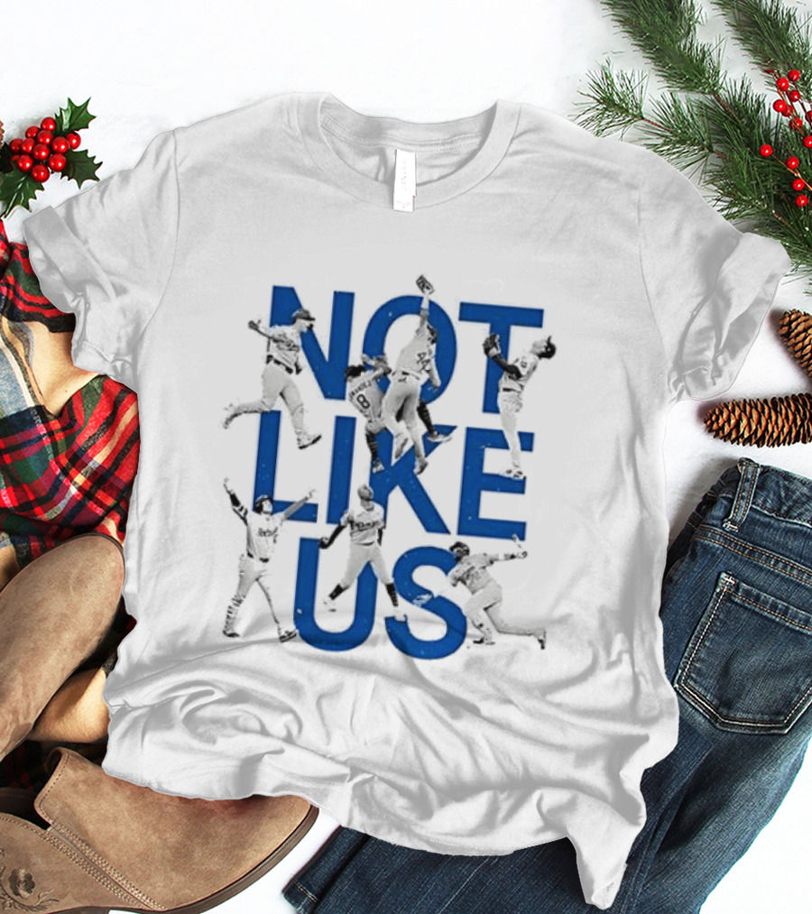 Los Angeles Dodgers Baseball Player Not Like Us Dynamic Play T-Shirt