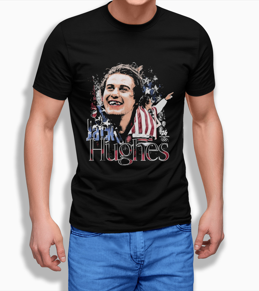 Jack Hughes USA Flag Stars And Stripes Celebration 2026 Winter Olympics T-Shirt