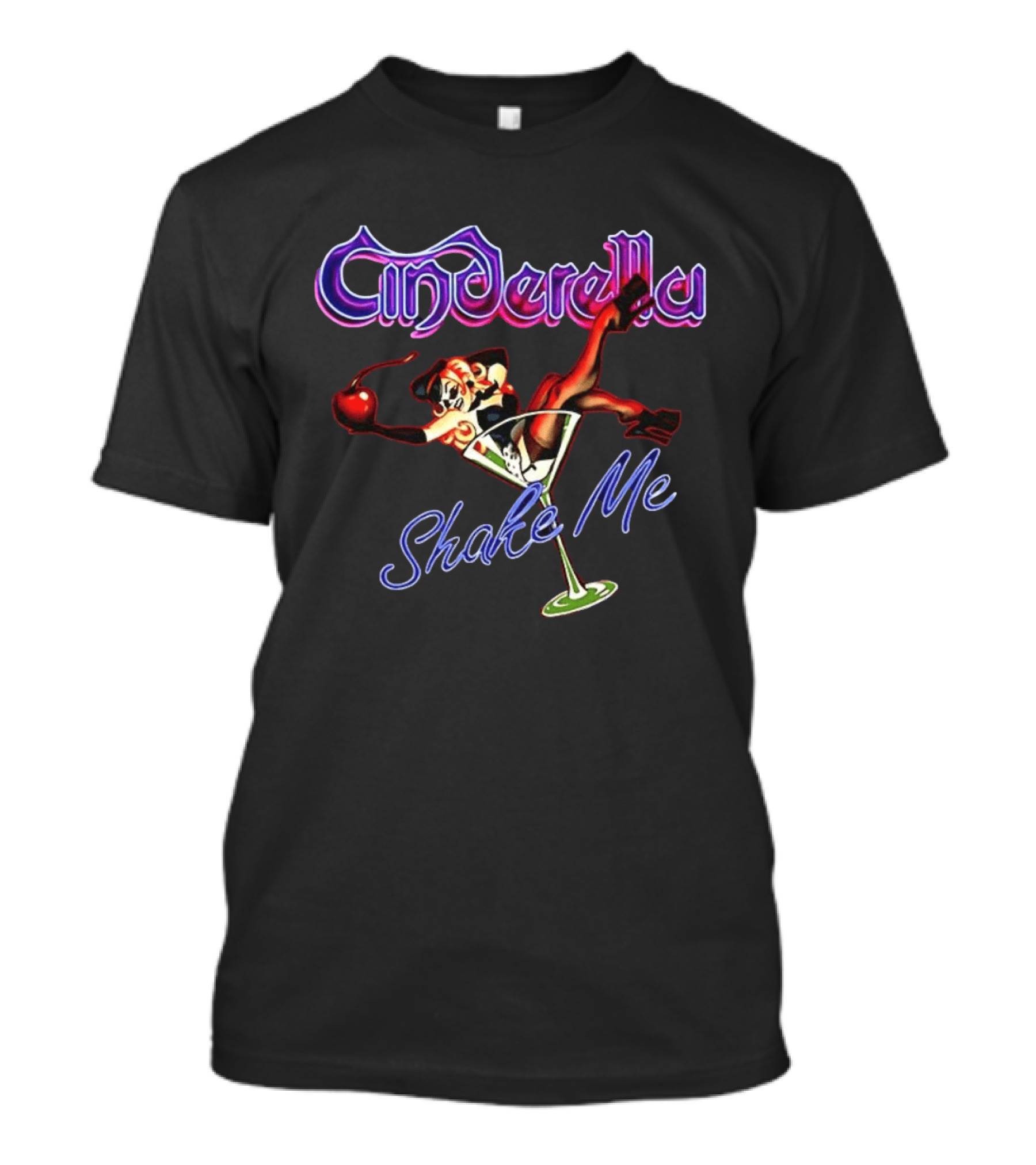 Cinderella Shake Me Martini Glass Art William Zabka Cobra Kai T-Shirt