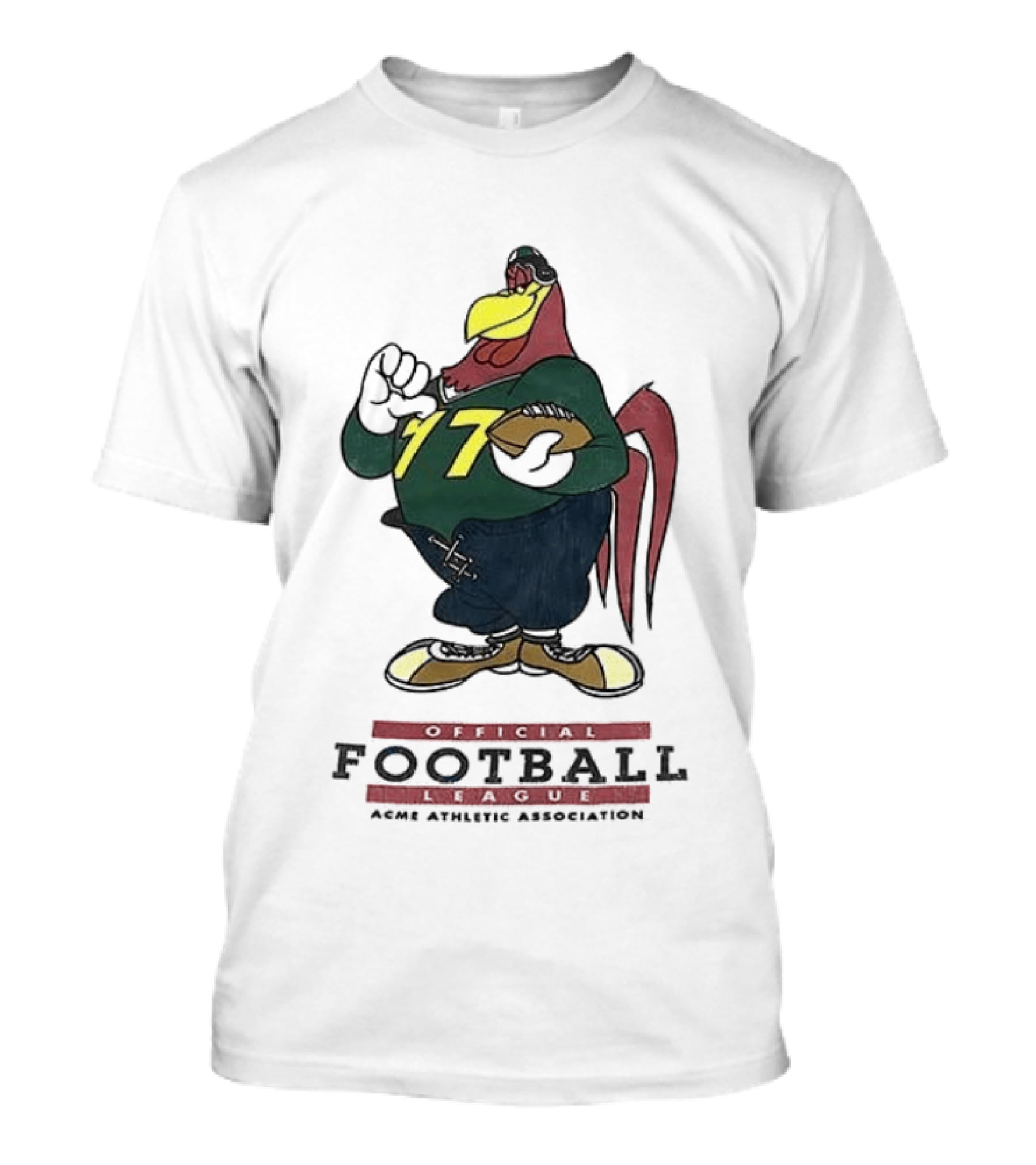 ACME Athletic Association Football League Rooster 77 T-Shirt