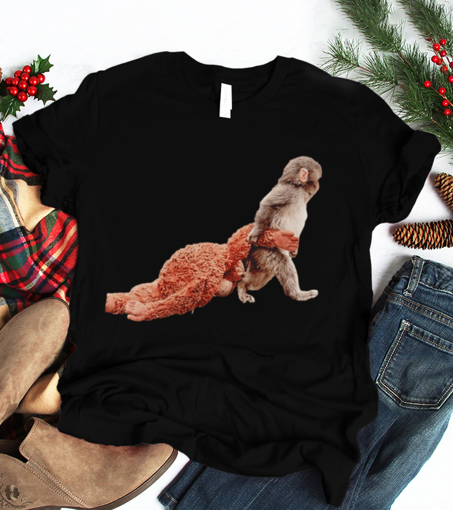 Punch Kun Monkey Meme Baby Toy Duo T-Shirt