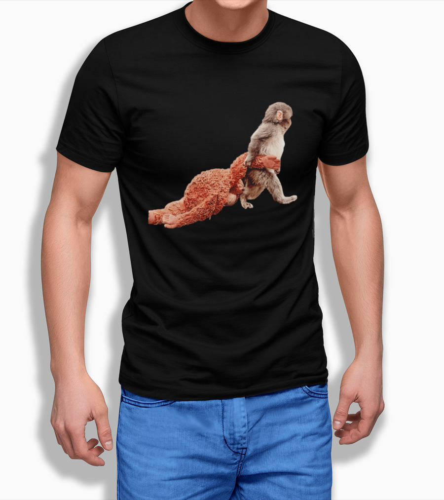 Punch Kun Monkey Meme Baby Toy Duo T-Shirt