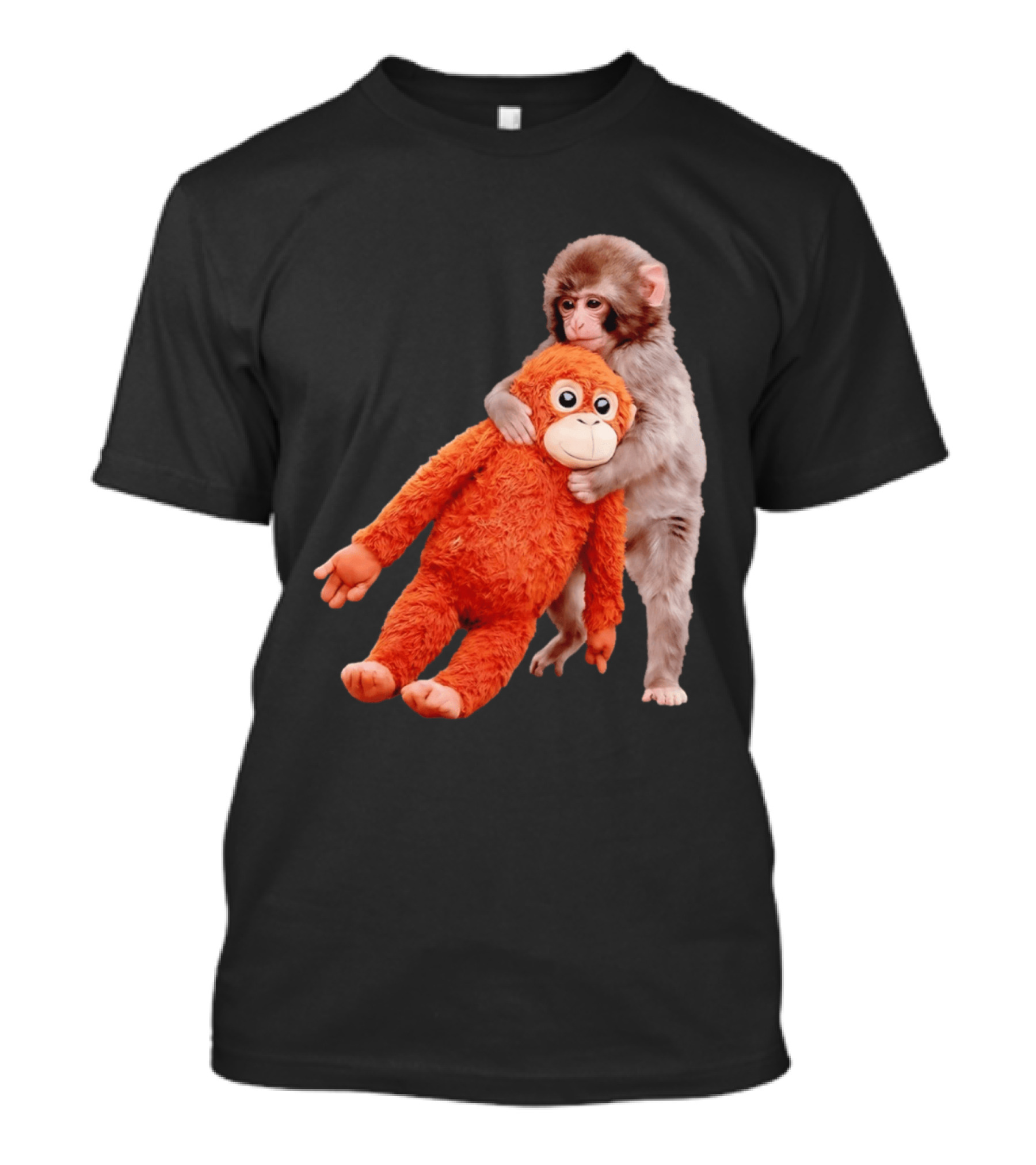 Punch Monkey Panchi Kun Stuffed Toy Hugging Cute Baby Monkey T-Shirt