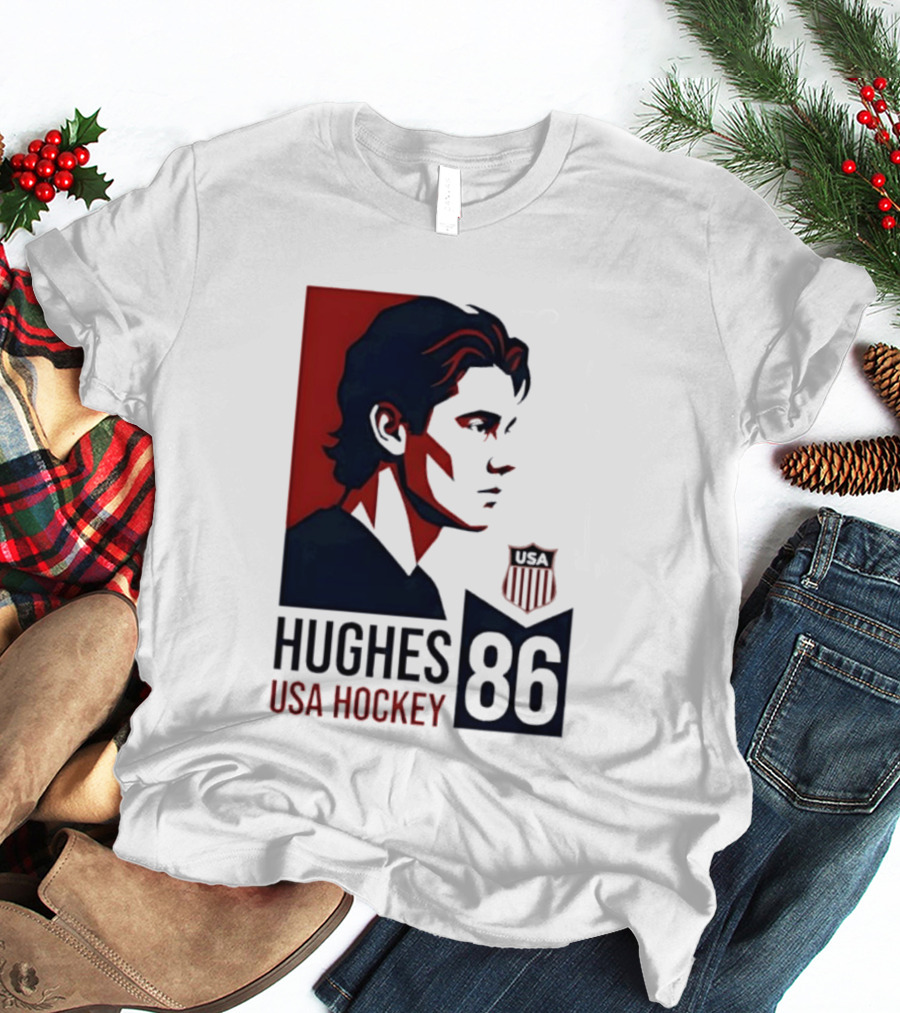 Hughes USA Hockey 86 Winter Olympic Team 2026 T-Shirt