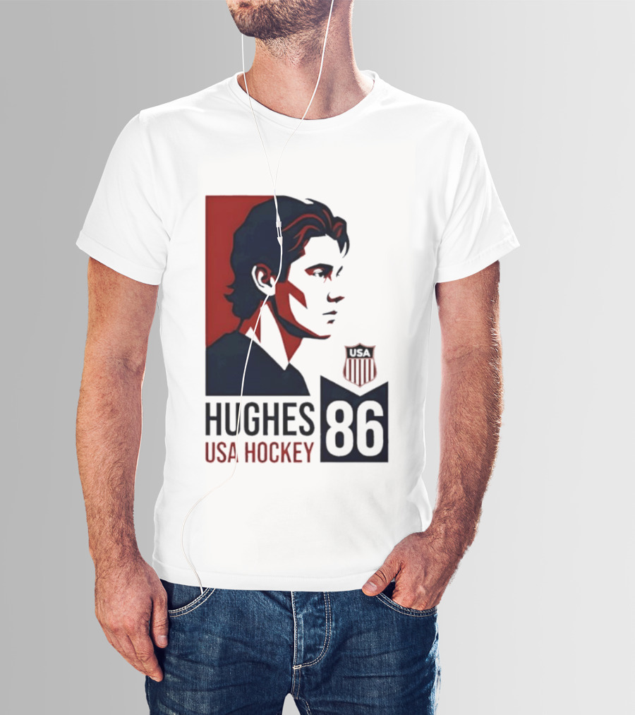Hughes USA Hockey 86 Winter Olympic Team 2026 T-Shirt