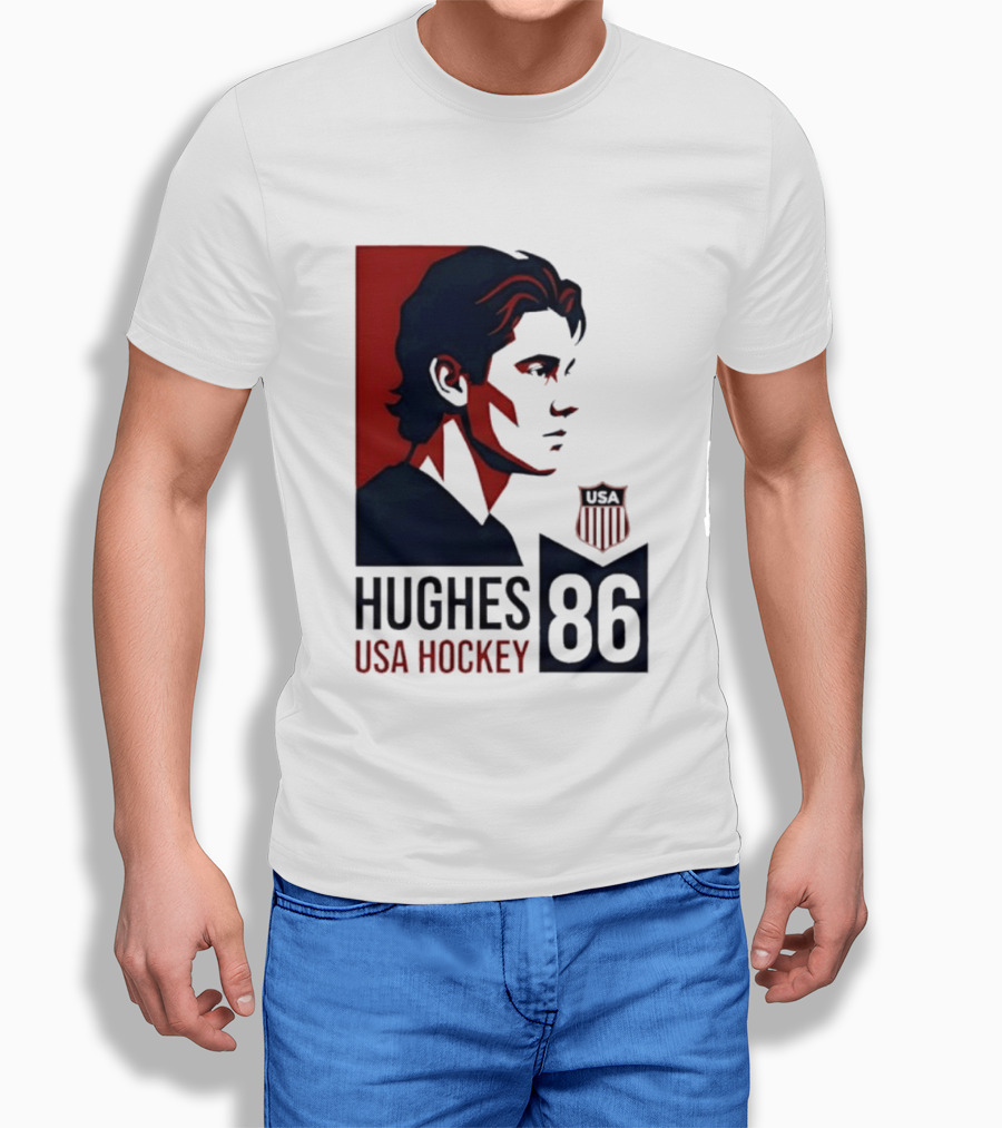 Hughes USA Hockey 86 Winter Olympic Team 2026 T-Shirt