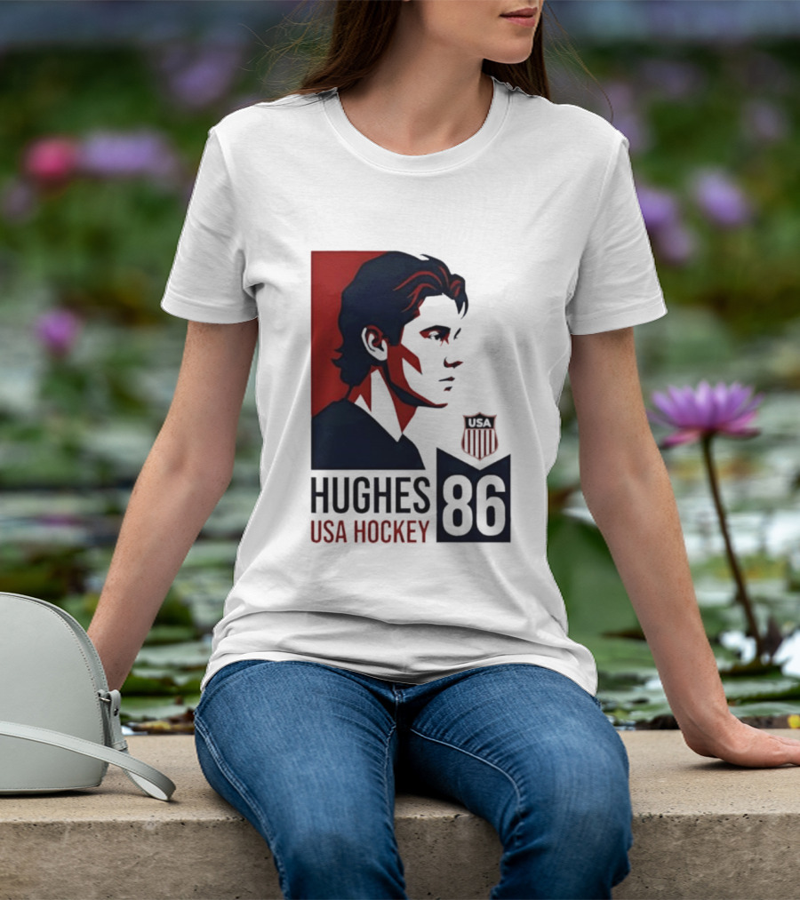 Hughes USA Hockey 86 Winter Olympic Team 2026 T-Shirt