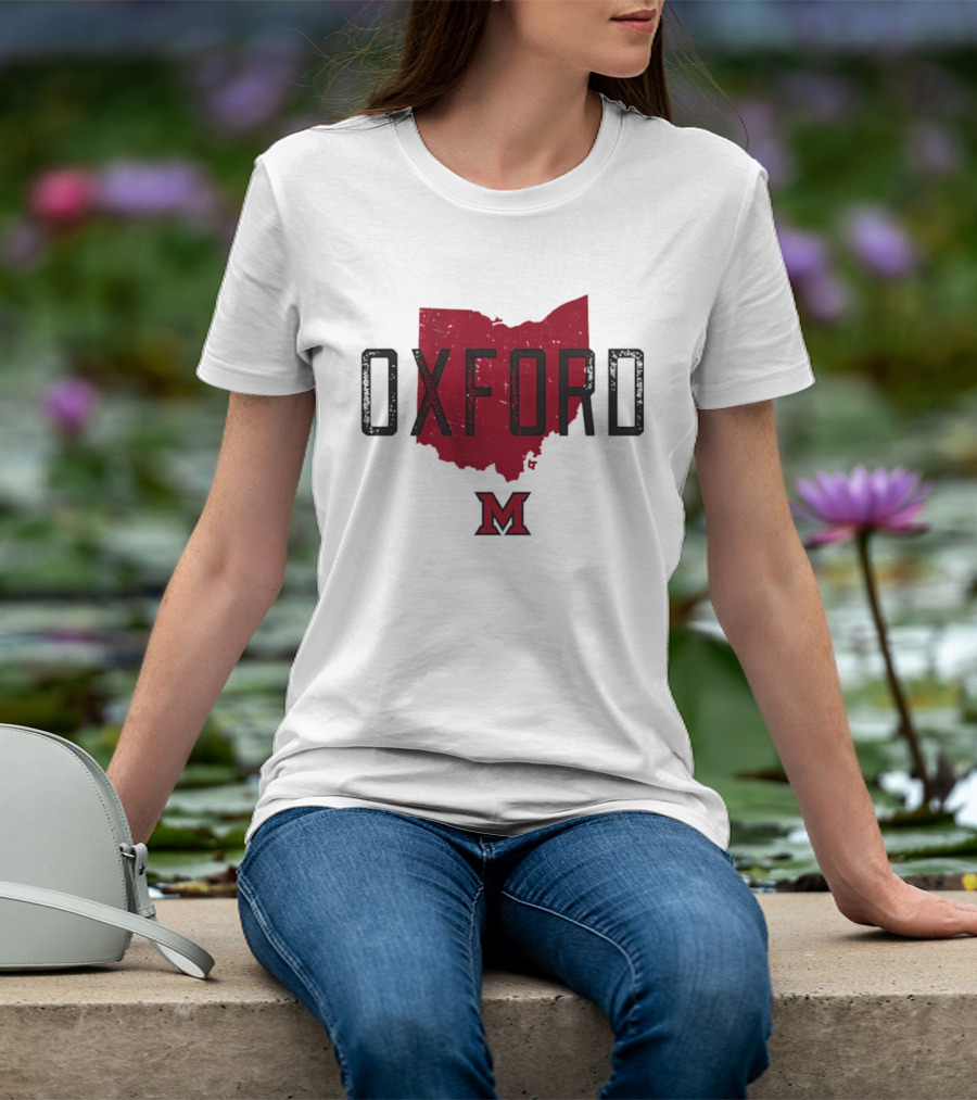 Miami RedHawks Oxford Ohio State M Logo 2026 T-Shirt