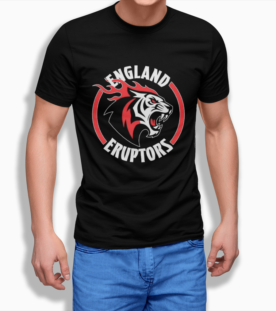 England Eruptors International Arena Football Lion T-Shirt