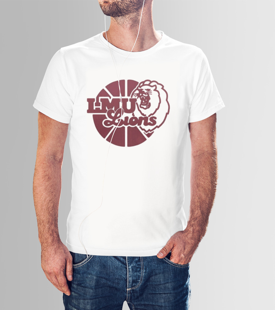 LMU Lions Basketball Throwback Night 2026 T-Shirt