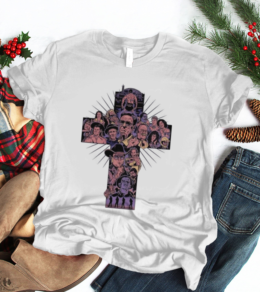 Righteous Gemstones Season 4 Cast Cross Shape T-Shirt