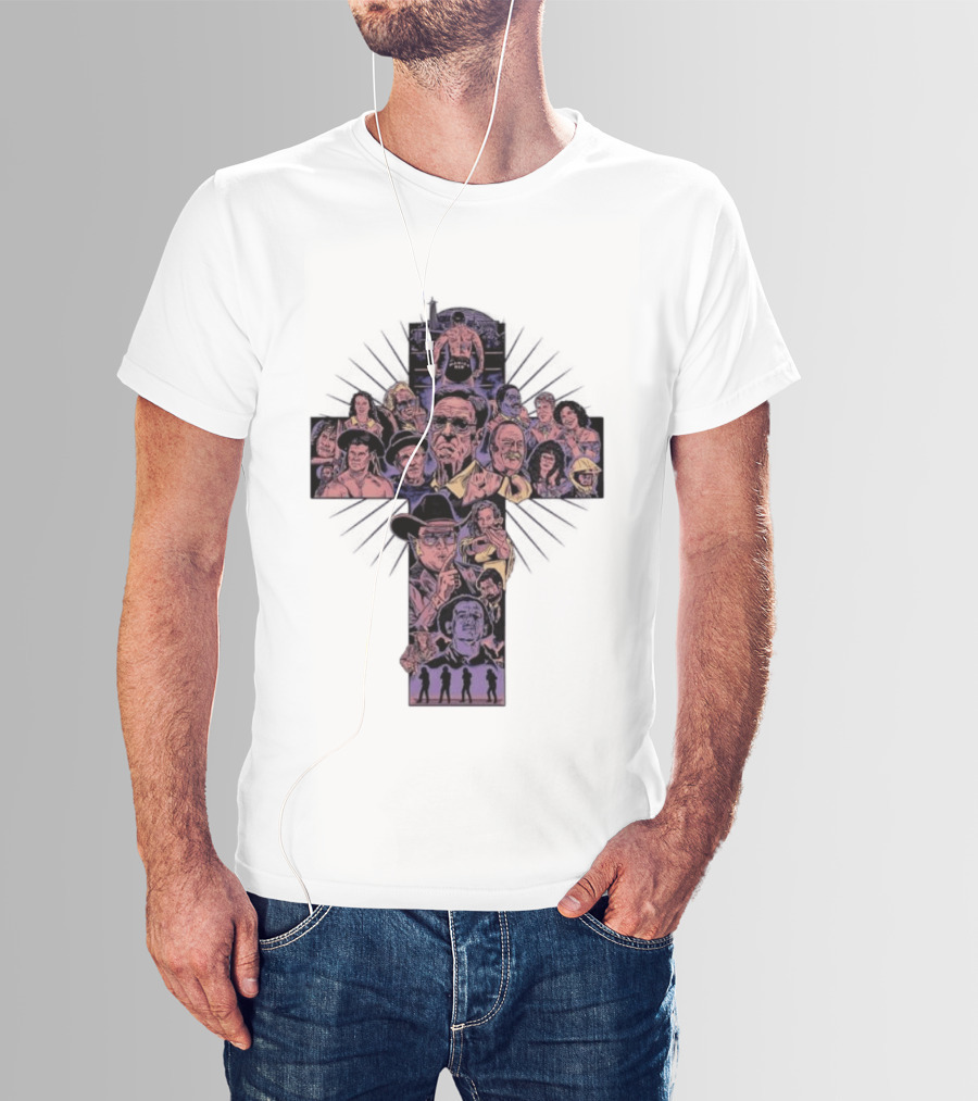 Righteous Gemstones Season 4 Cast Cross Shape T-Shirt