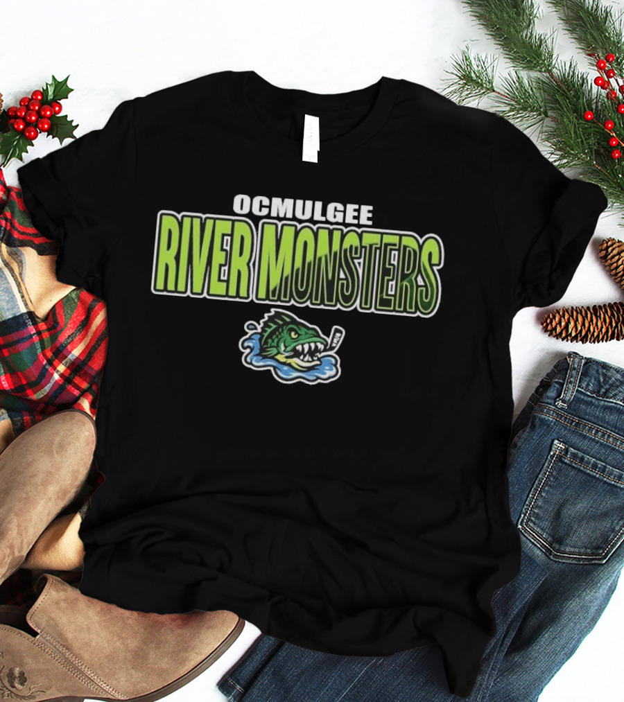 OCMULGEE RIVER MONSTERS Hockey Fish T-Shirt