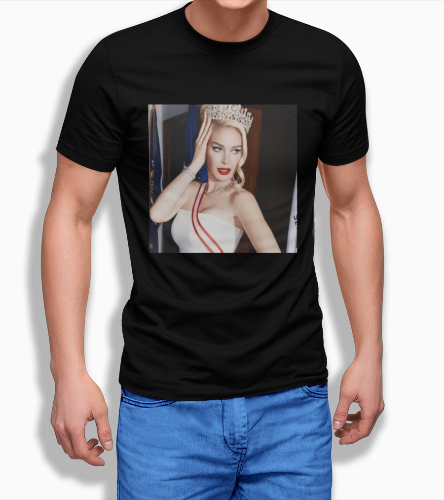Heidi Montag Spencer Pratt Beauty Queen Crown Elegance T-Shirt