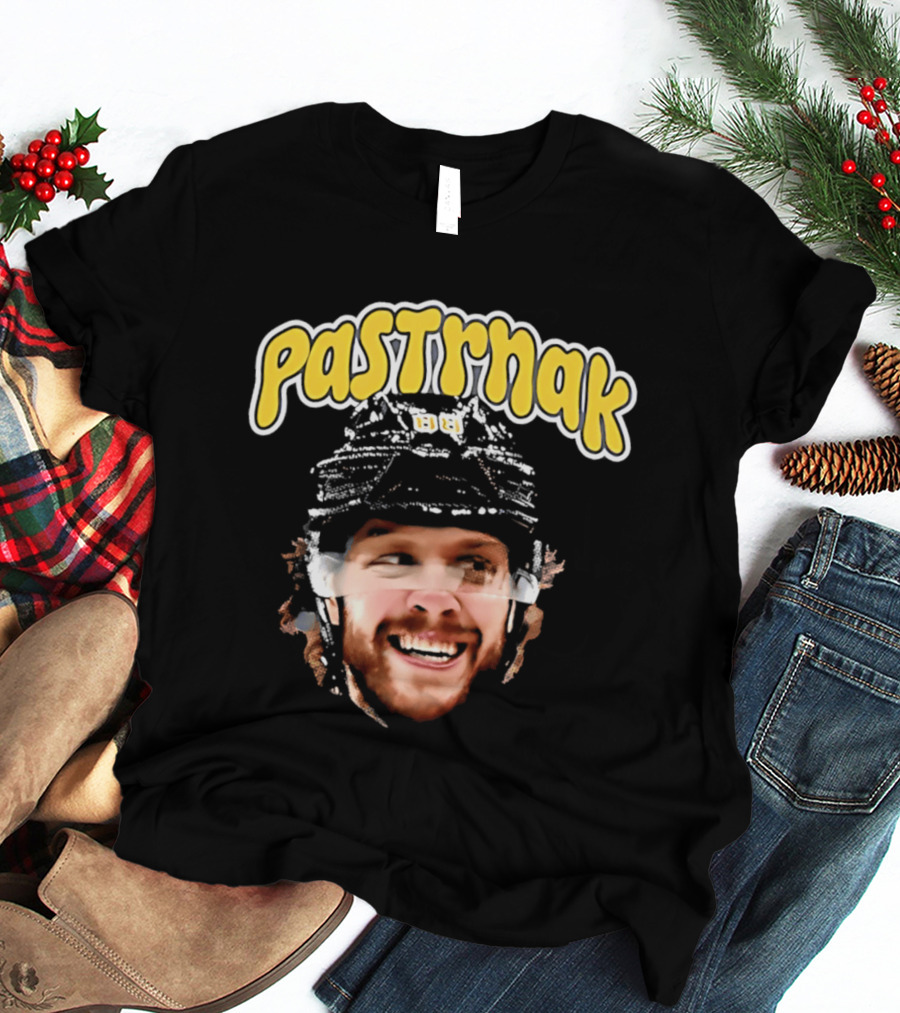 David Pastrnak Boston Bruins Big Head PASTRNAK T-Shirt