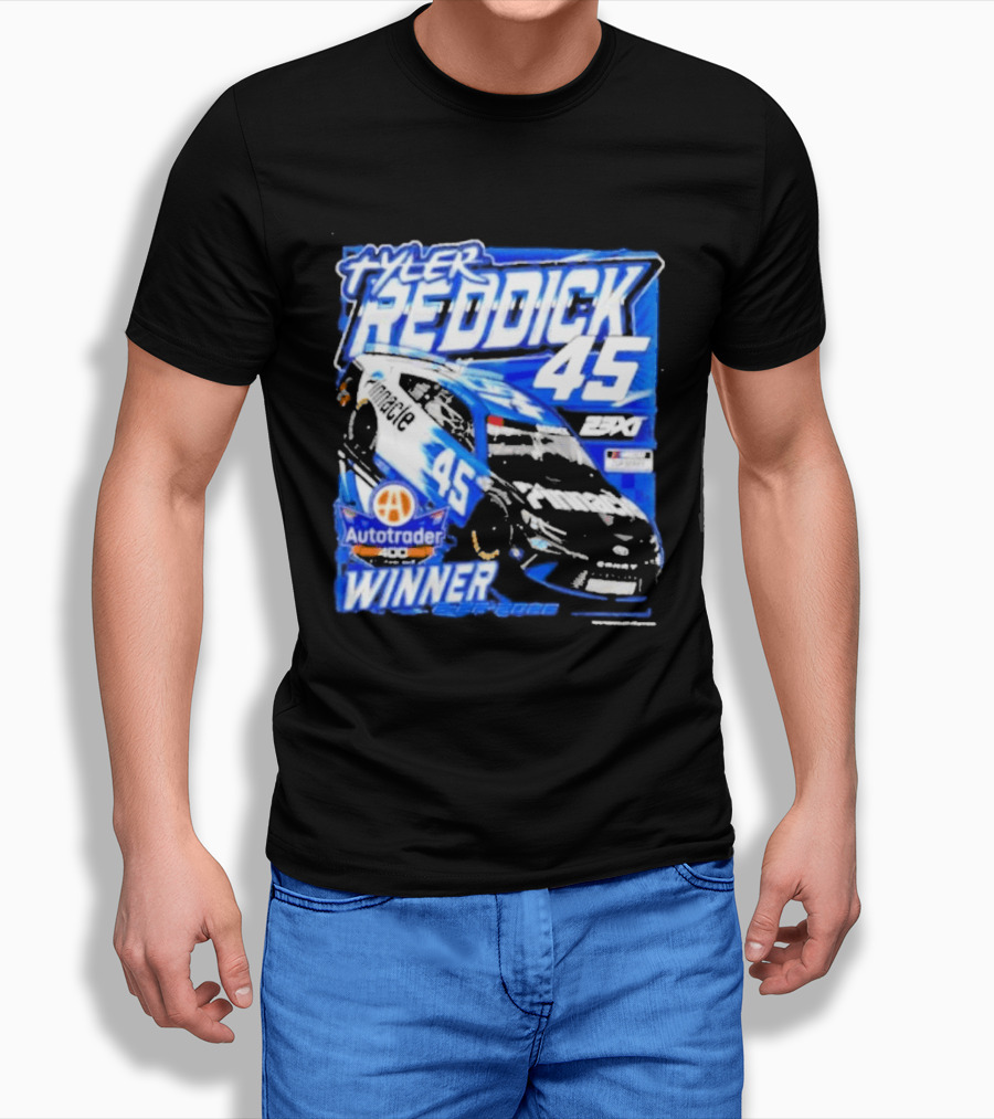 Tyler Reddick 45 Autotrader Winner Nascar Cup Series 2026 T-Shirt