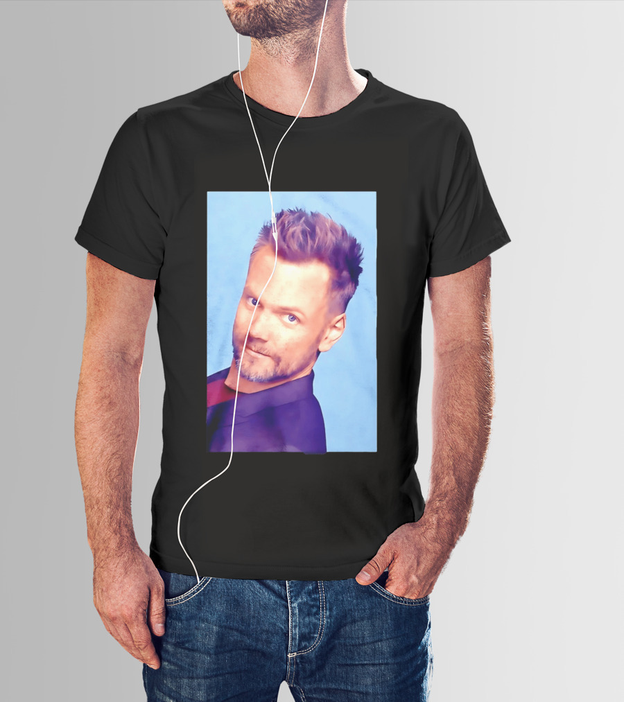 Joel McHale Blue T-Shirt