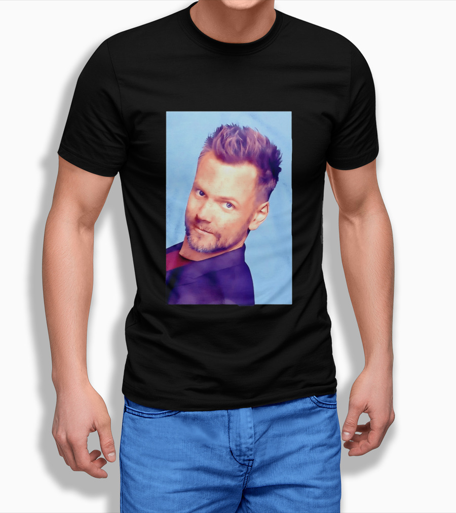 Joel McHale Blue T-Shirt