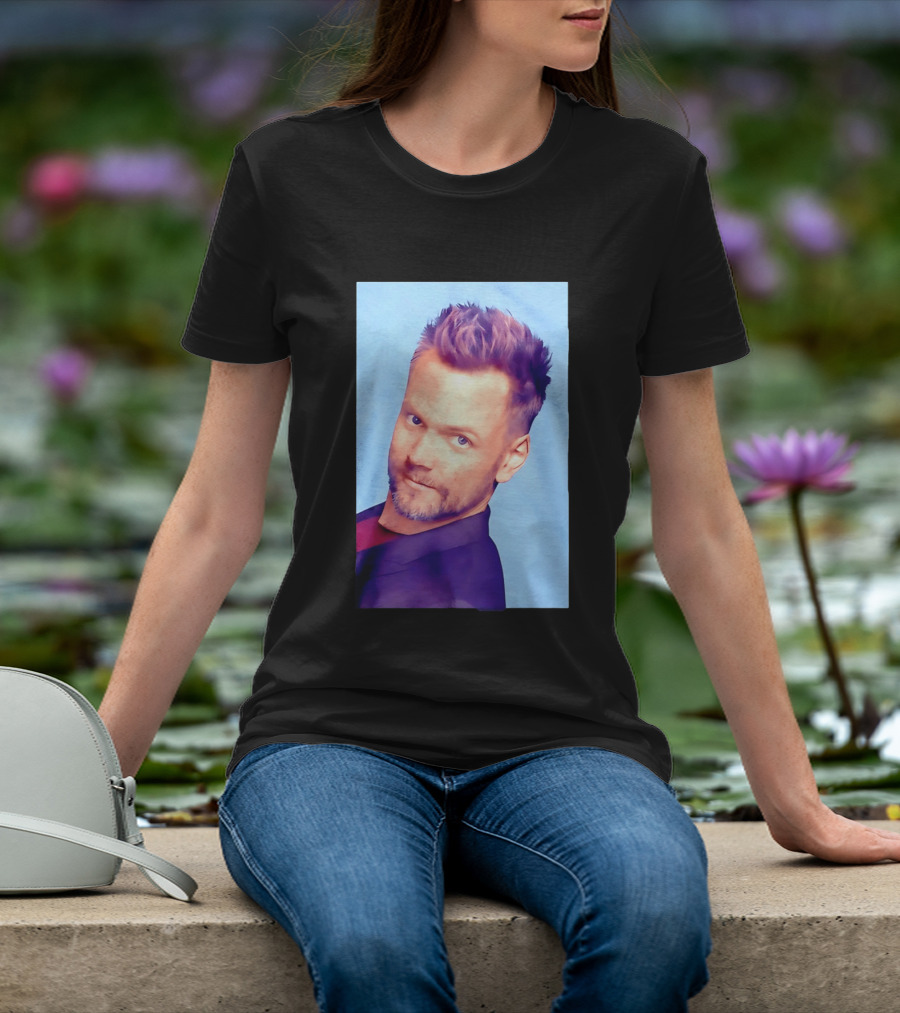 Joel McHale Blue T-Shirt