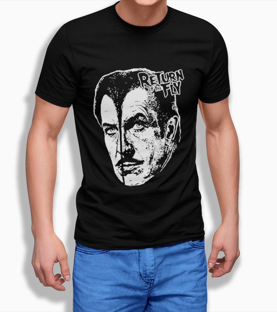 Return of the Fly Vintage Horror Face T-Shirt