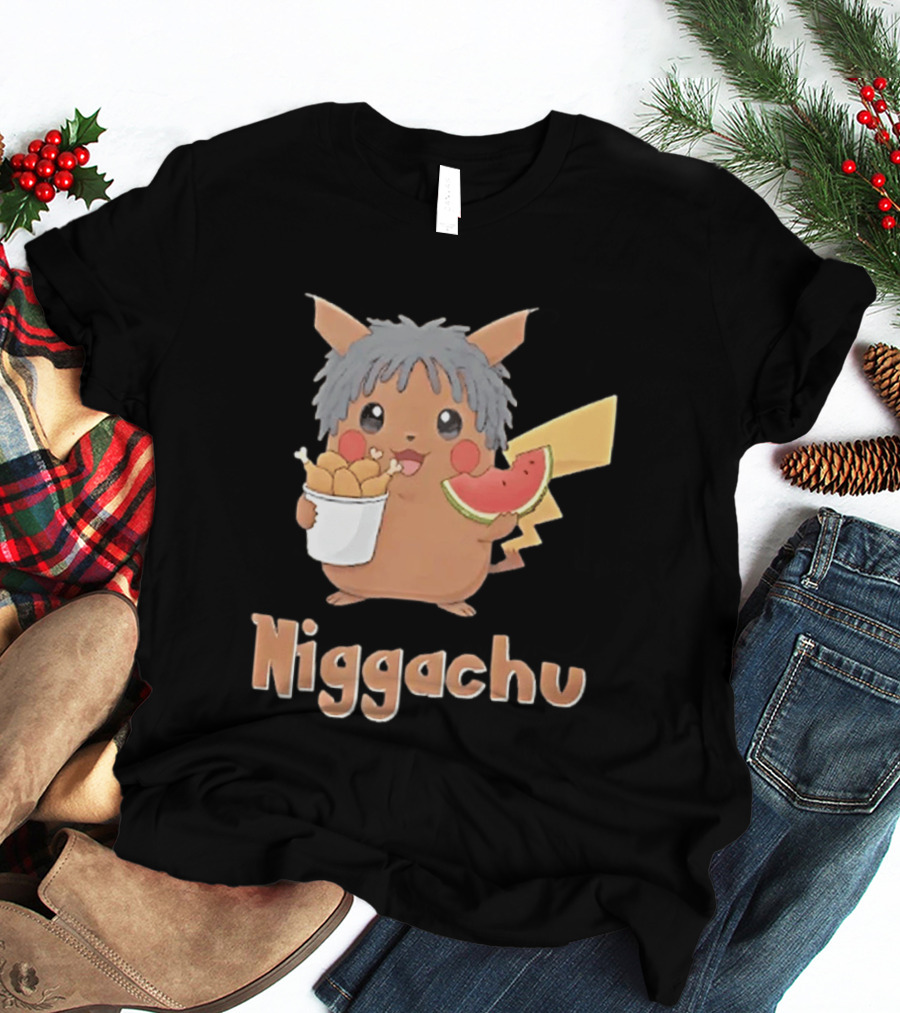 Niggachu Nigga Pikachu T-Shirt