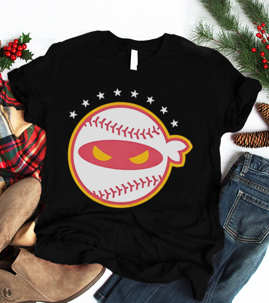 Venezuela Baseball Ninja Stars Pitching Ninja T-Shirt