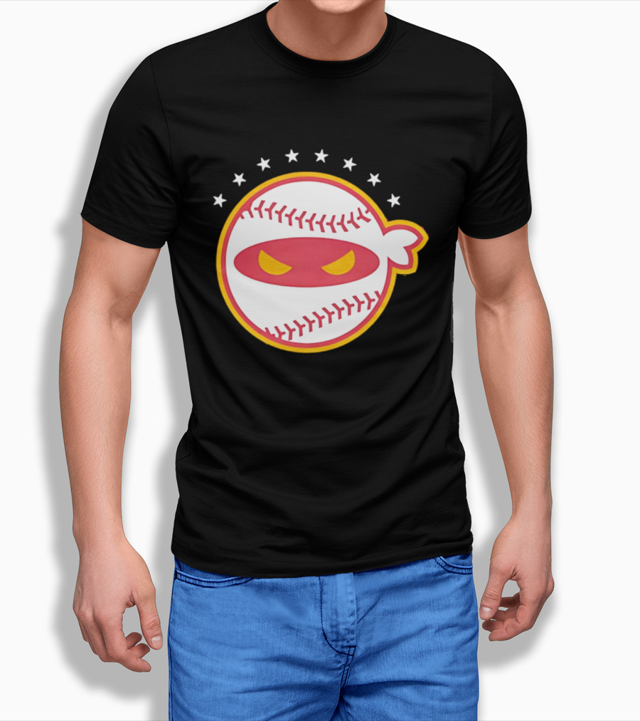 Venezuela Baseball Ninja Stars Pitching Ninja T-Shirt
