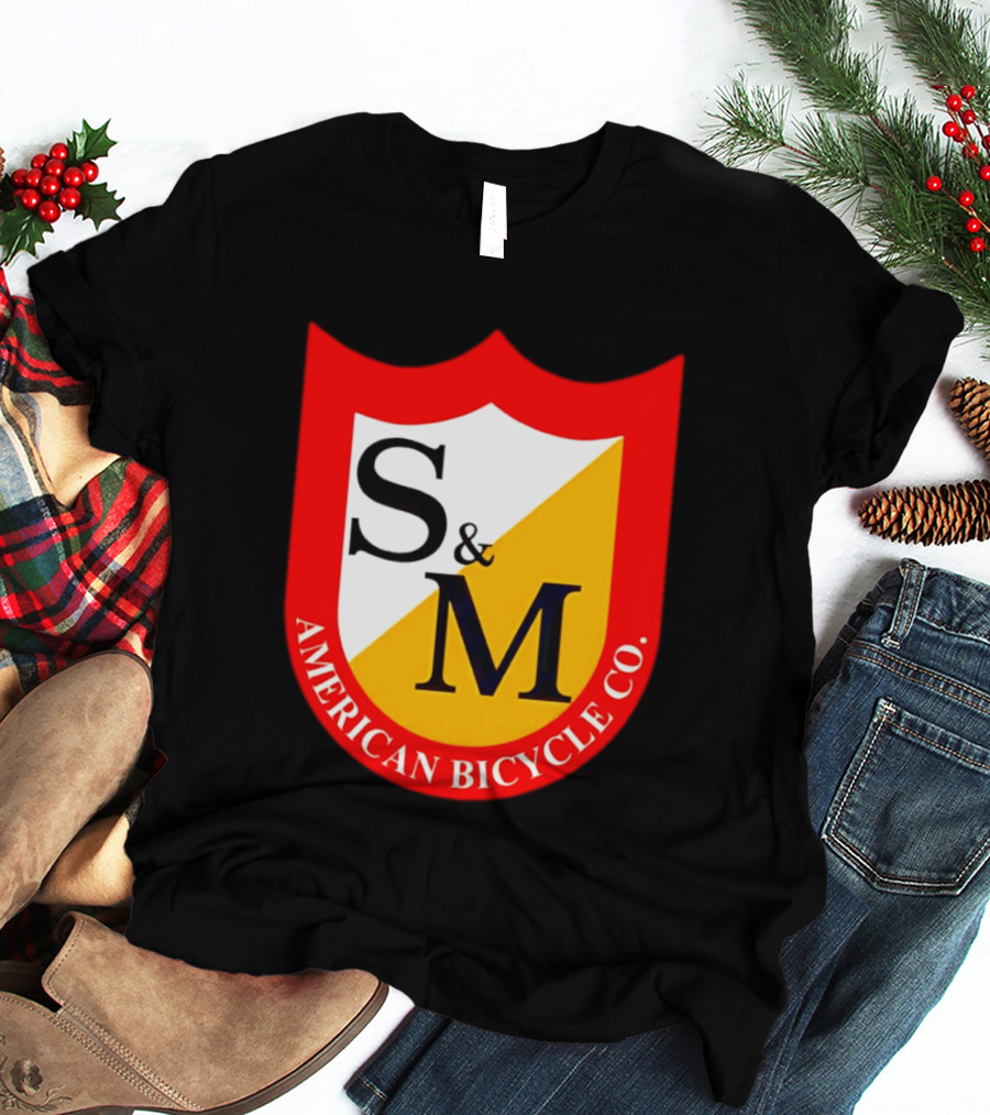 S&M American Bicycle Co Shield T-Shirt
