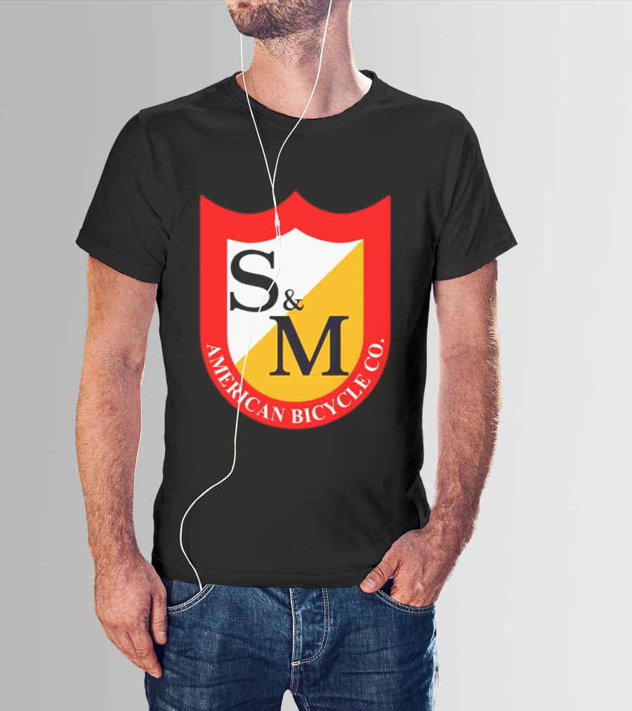 S&M American Bicycle Co Shield T-Shirt